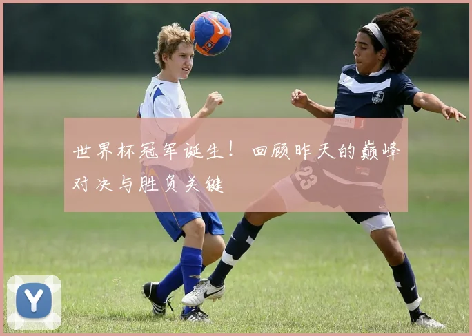 世界杯冠军诞生!回顾昨天的巅峰对决与胜负关键
