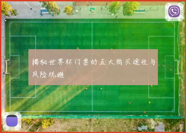 揭秘世界杯门票的五大购买途径与风险规避