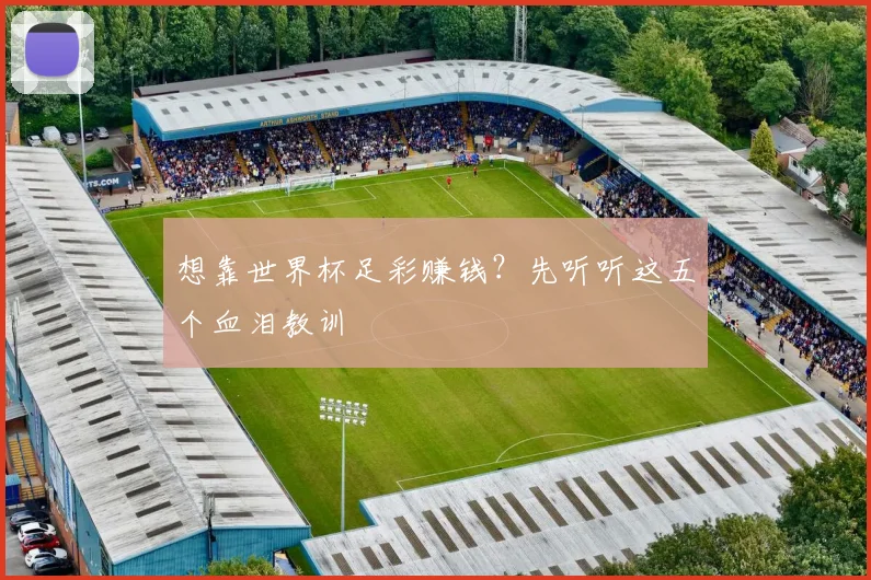 想靠世界杯足彩赚钱？先听听这五个血泪教训